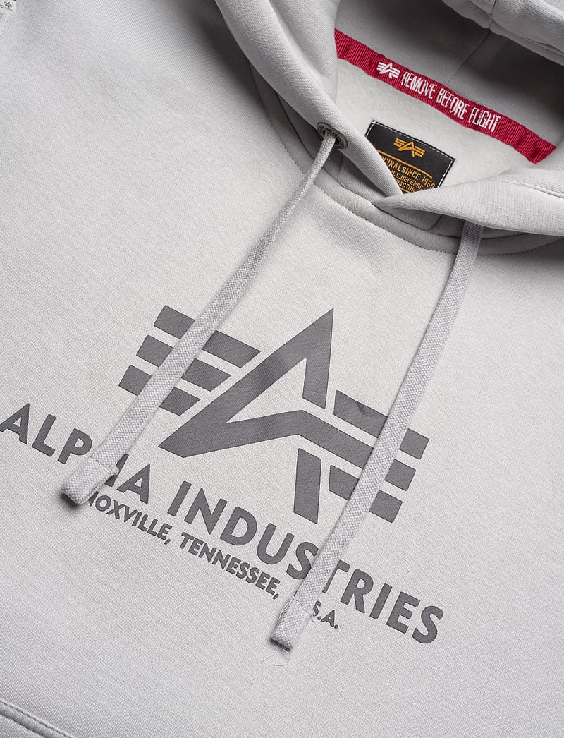 Alpha Industries - Basic Hoodie BL - kapuzenpullover - pastel grey - 4