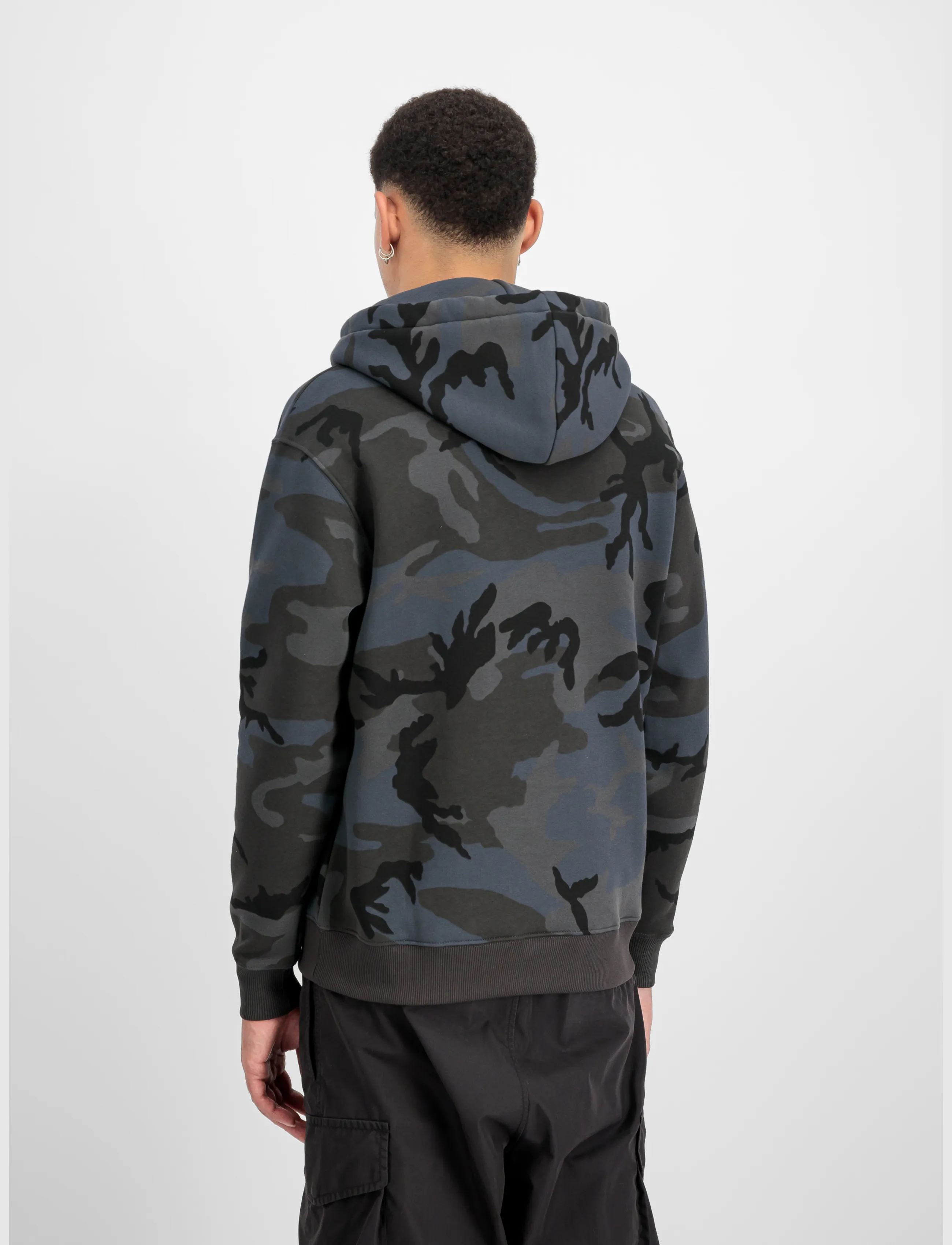 Alpha Industries - Basic Hoodie BL Camo - hættetrøjer - black camo - 3