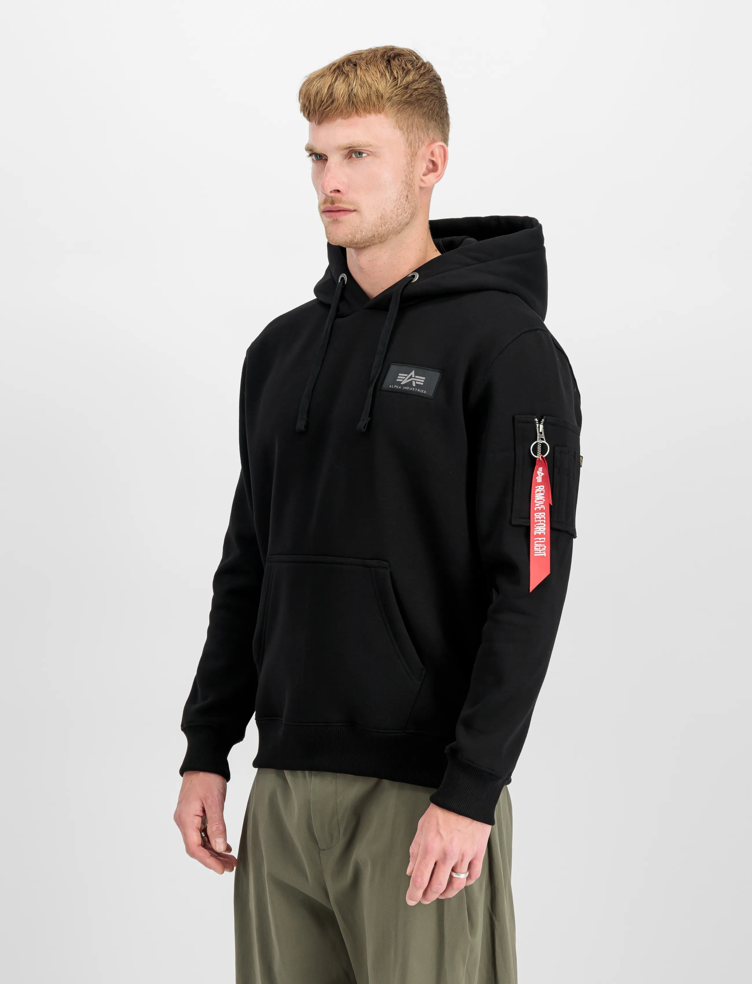 Alpha Industries - Backprint Hoodie - black - 1