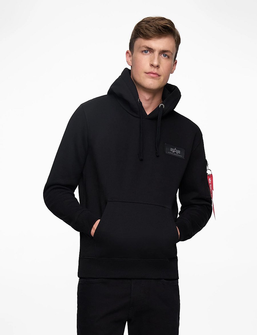 Alpha Industries - Backprint Hoodie - black - 0
