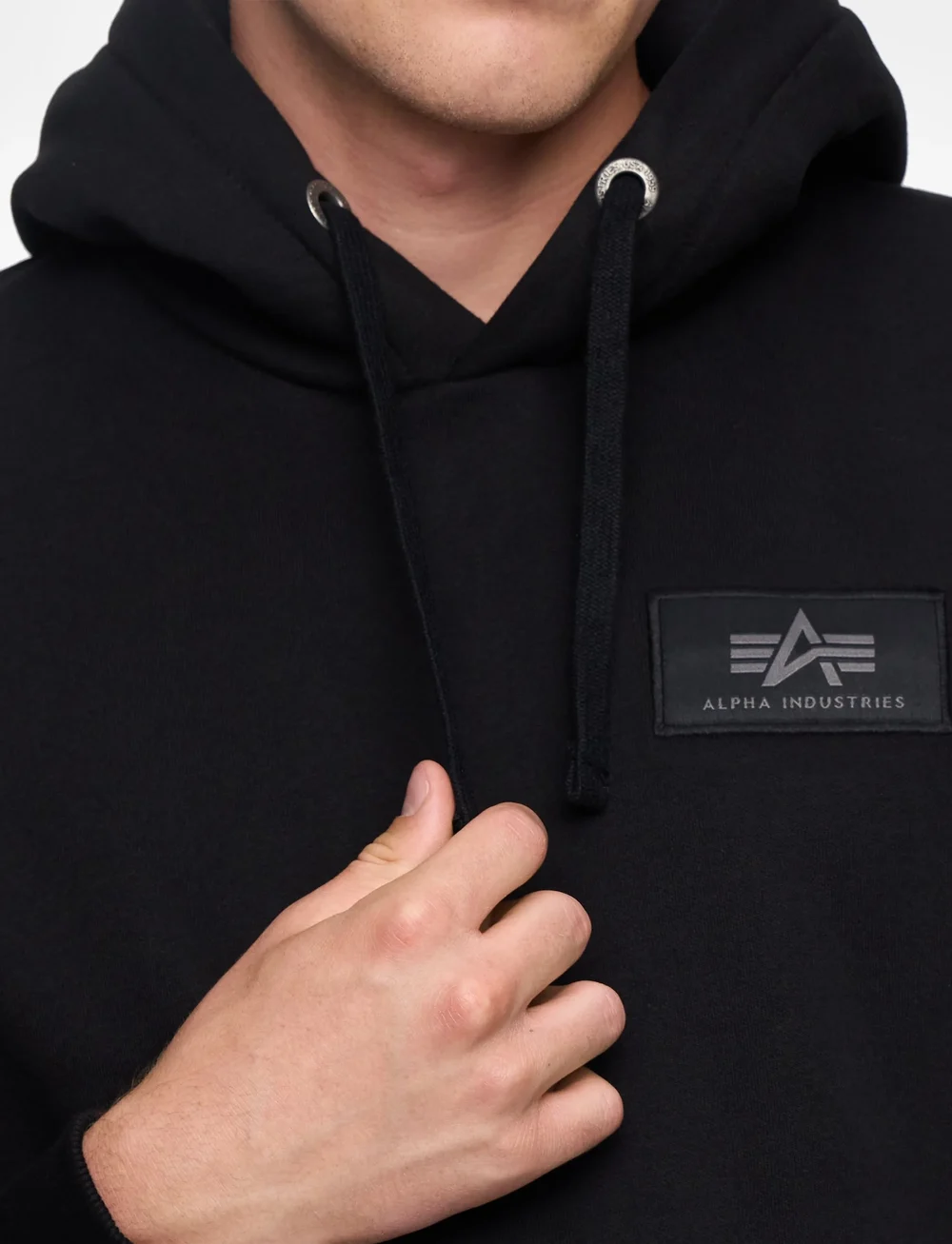 Alpha Industries - Back Print Hoodie - hupparit - black - 5