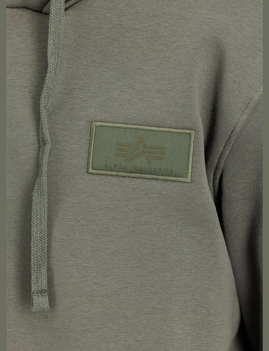 Alpha Industries - Backprint Hoodie - kapuutsiga pusad - dark olive - 4