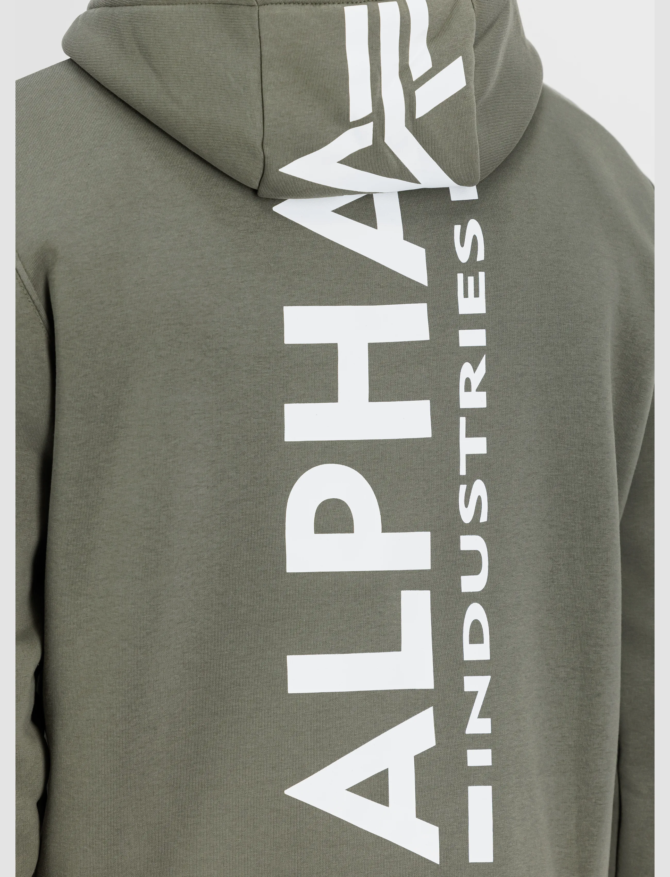 Alpha Industries - Backprint Hoodie - dark olive - 5