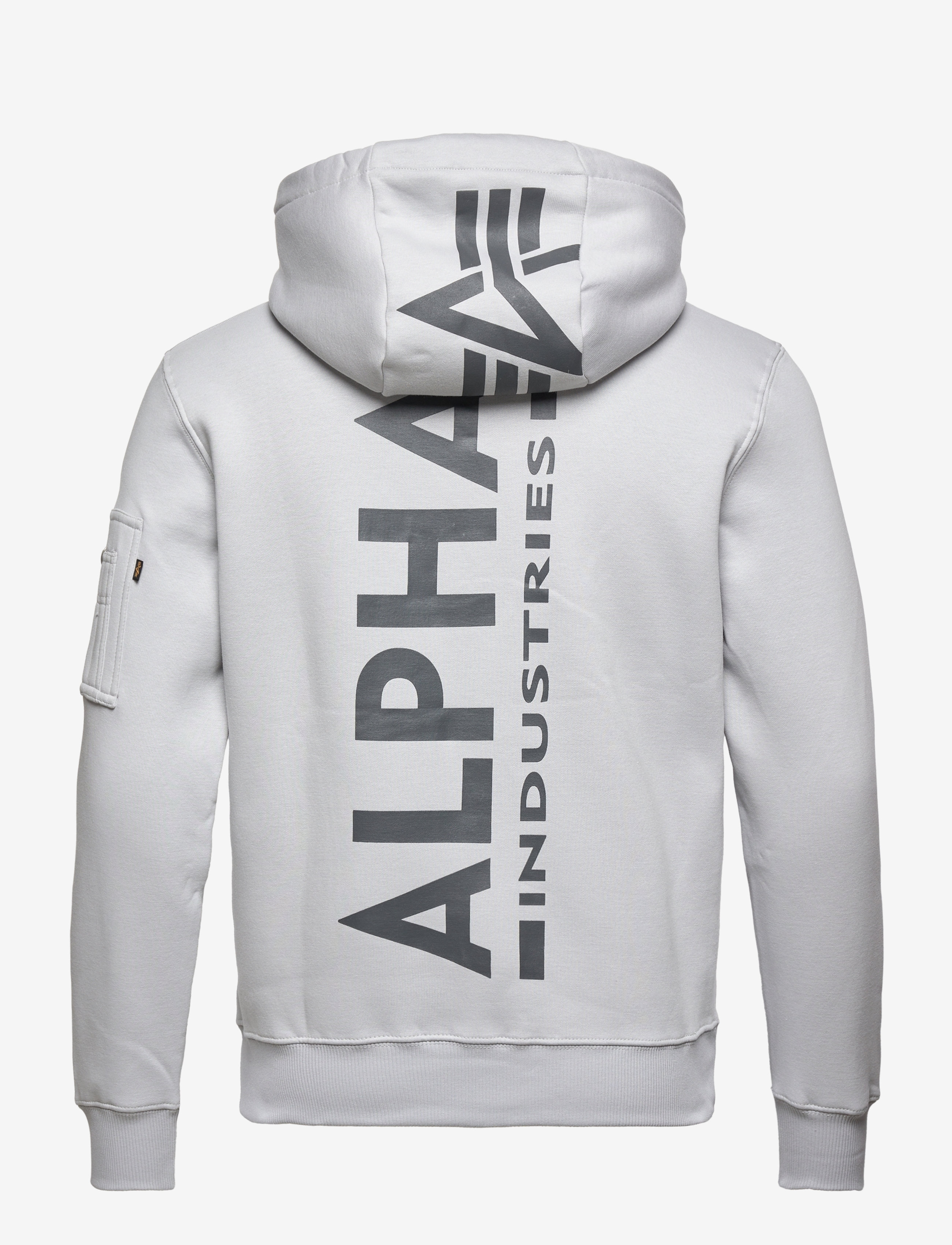 Alpha Industries - Backprint Hoodie - kapuzenpullover - pastel grey - 2