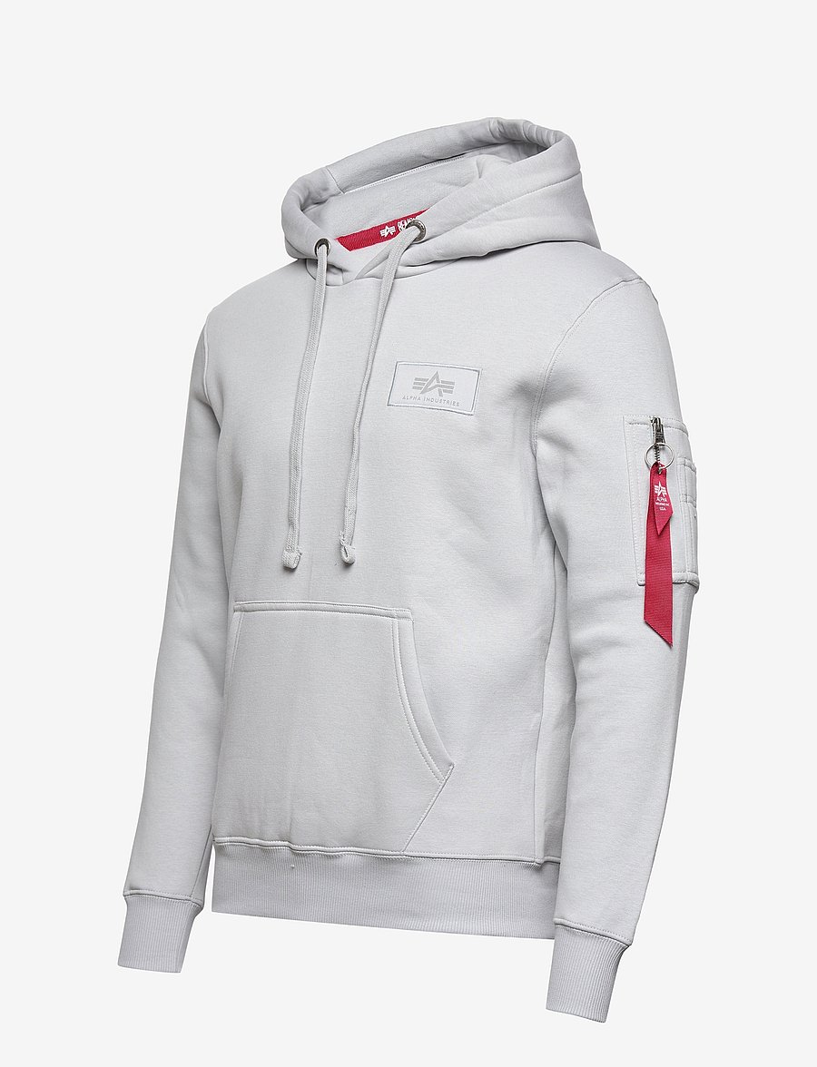 Alpha Industries - Backprint Hoodie - kapuzenpullover - pastel grey - 3