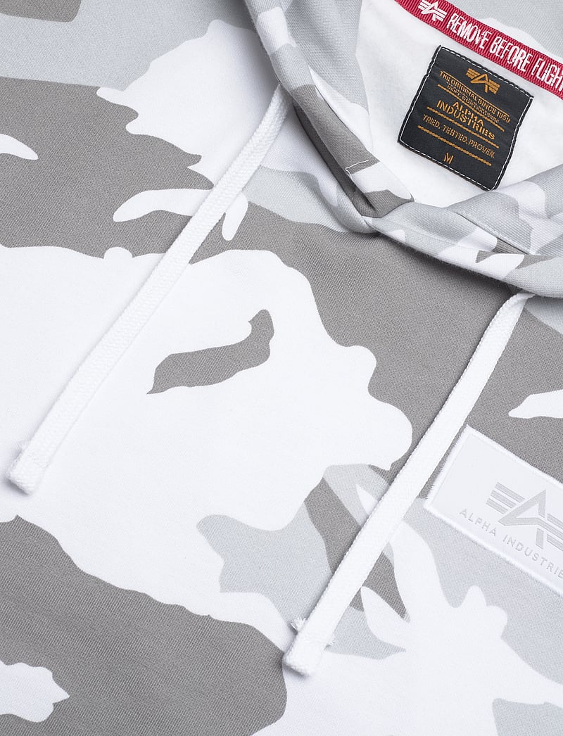 Alpha Industries - Back Print Hoody Camo - hoodies - white camo - 2