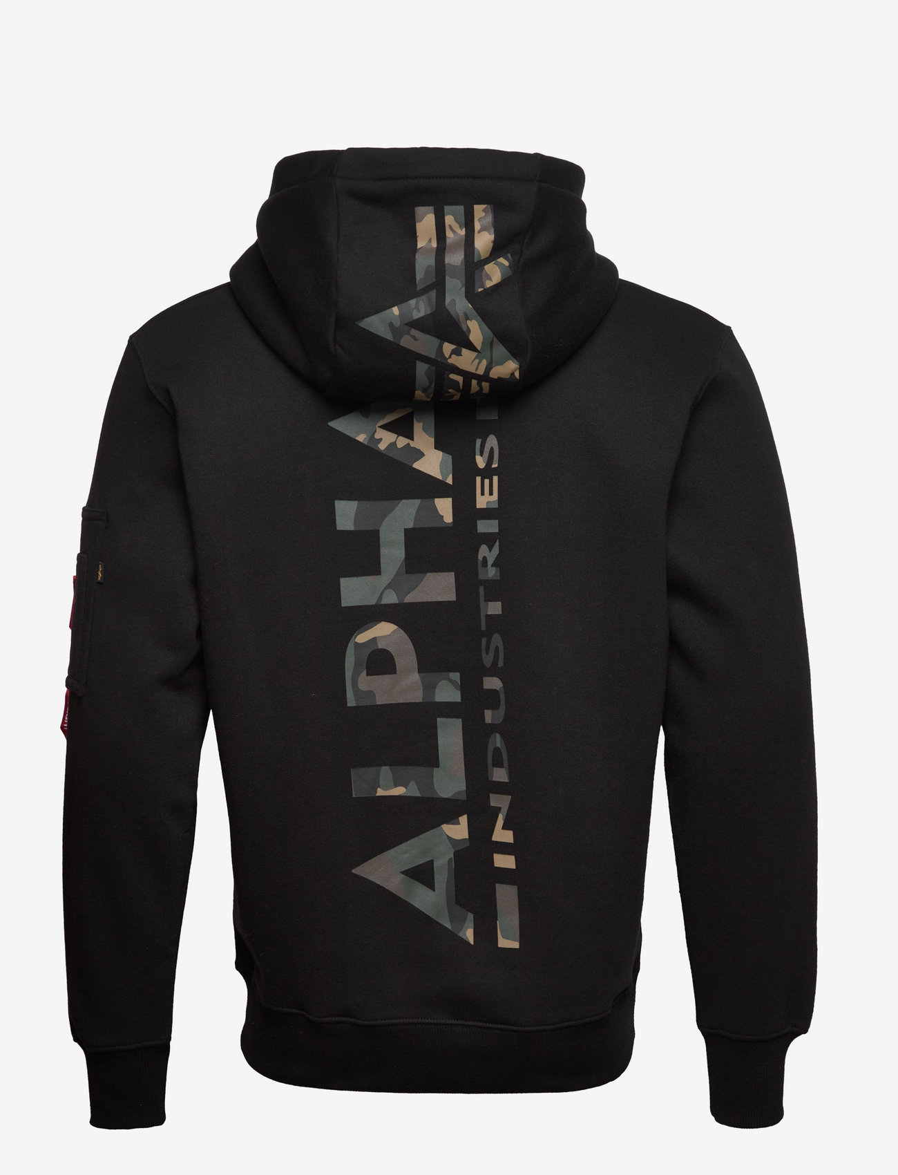 Alpha Industries Camo Panel Hoody – Felpa Con Cappuccio Uomo, Cotone, Tasca