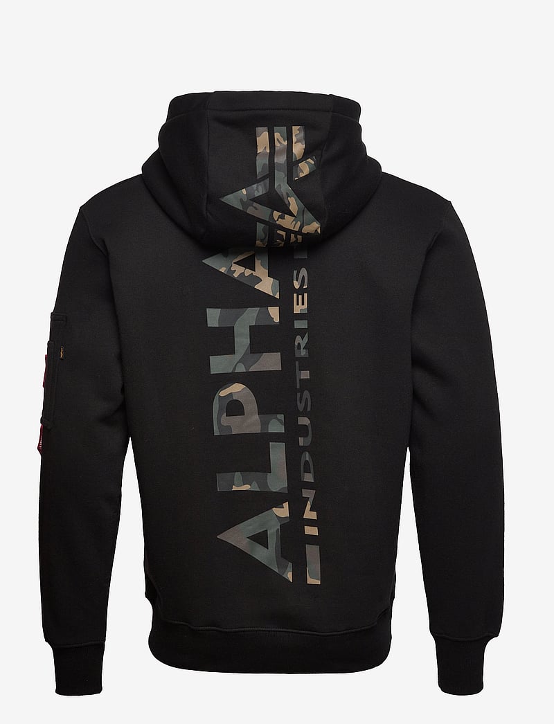 Alpha Industries Camo Panel Hoody – Felpa Con Cappuccio Uomo, Cotone, Tasca