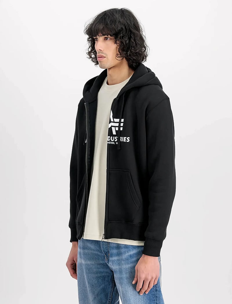 Alpha Industries - Basic Zip Hoody - kapuzenpullover - black - 0