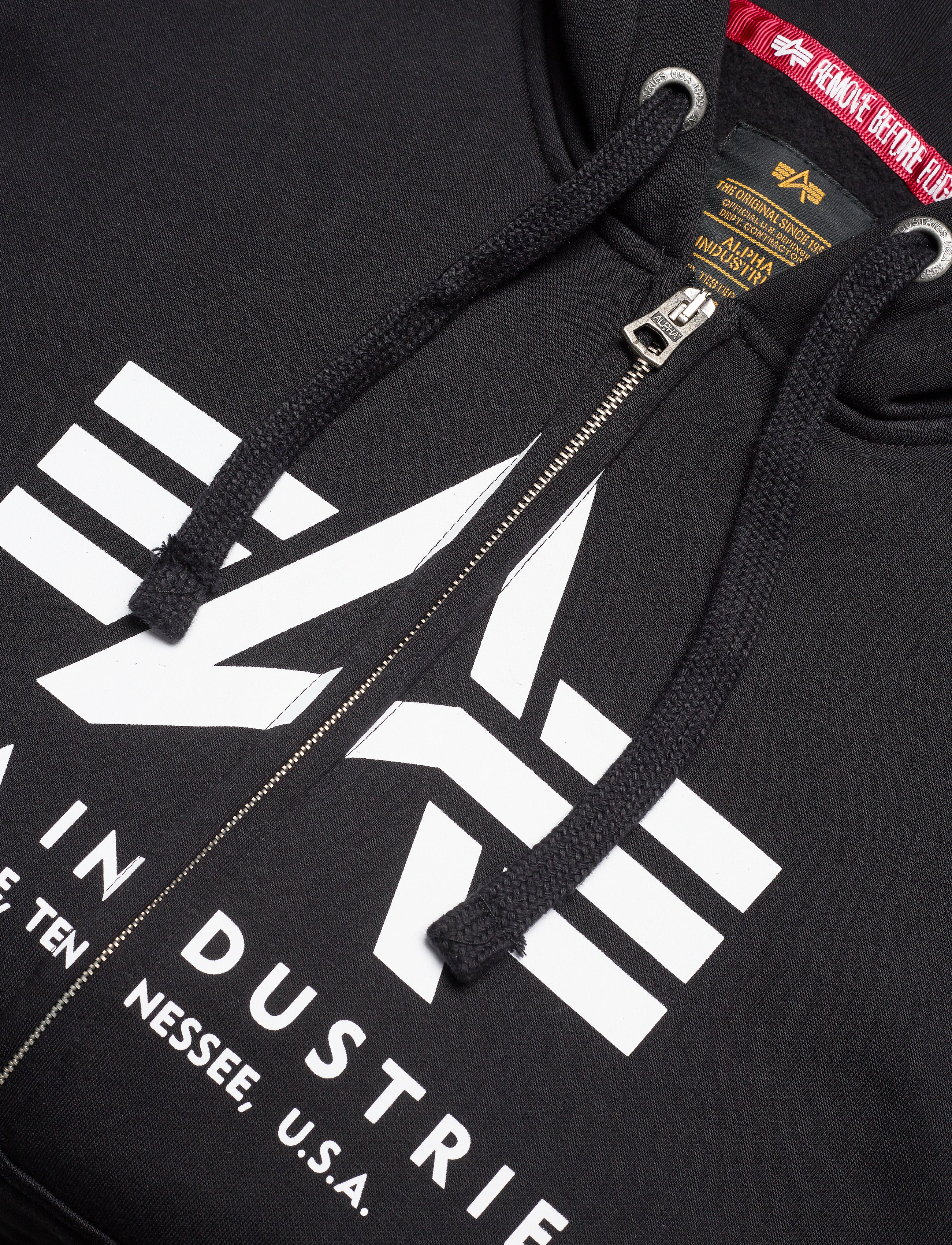 Alpha Industries - Basic Zip Hoody - hættetrøjer - black - 5