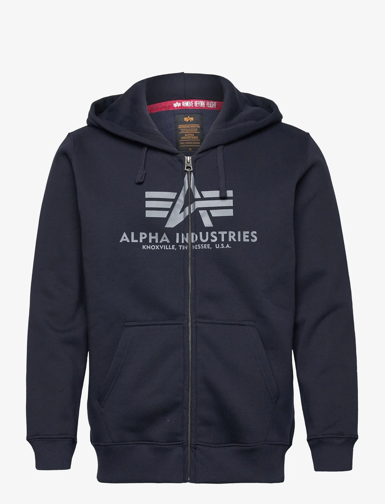 Alpha Industries - Basic Zip Hoody - hættetrøjer - rep.blue - 0