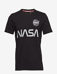 Alpha Industries - NASA Reflective T - short-sleeved t-shirts - black - 0