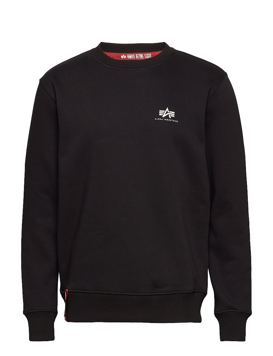 Alpha Industries - Basic Sweatshirt SL - shoppa efter stil - black - 1