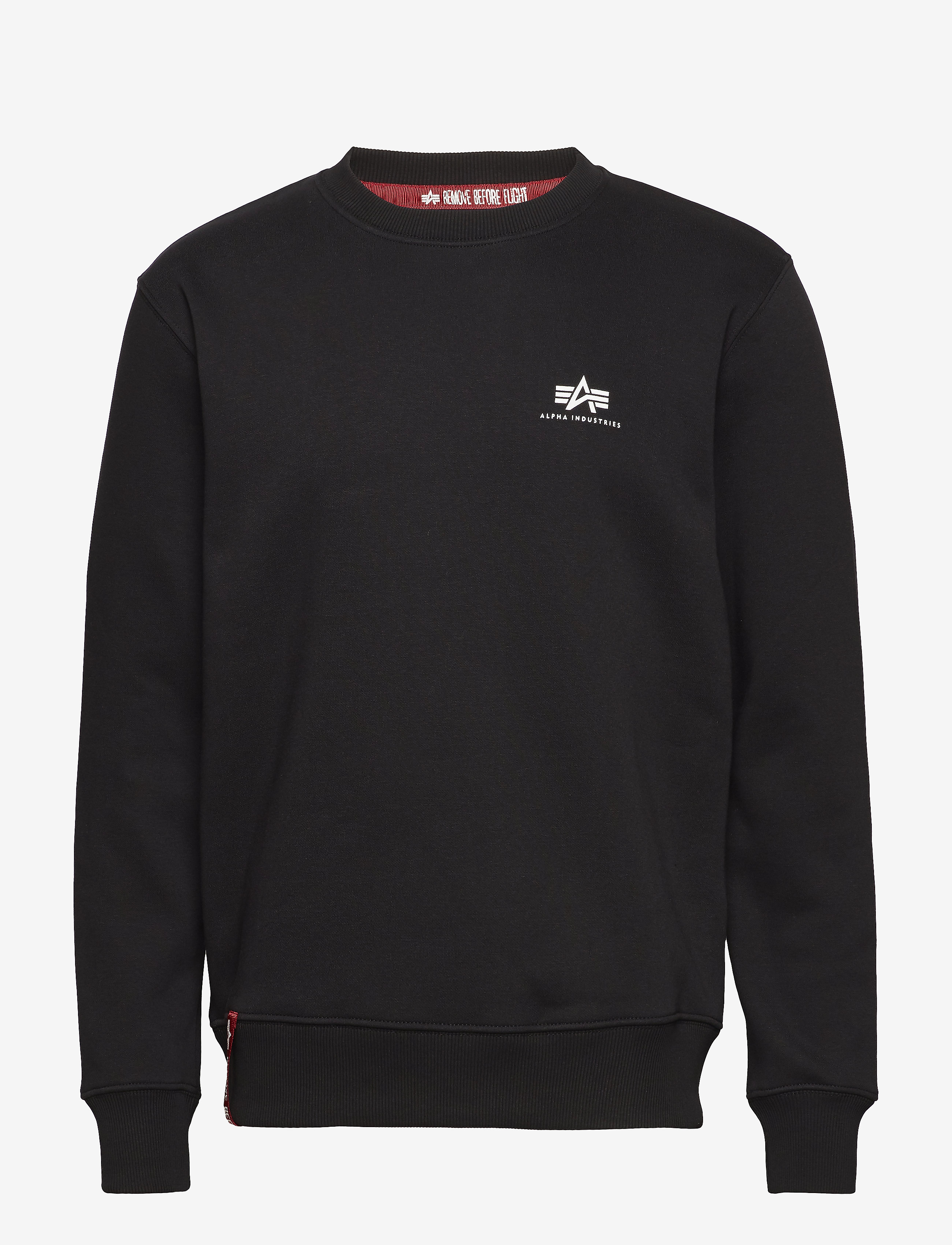 Alpha Industries Basic Sweatshirt SL - Alpha Industries - BLACK / black
