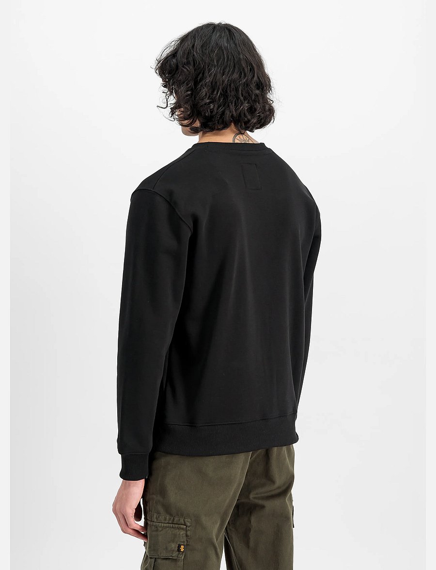 Alpha Industries - Basic Sweatshirt SL - shoppa efter stil - black - 5