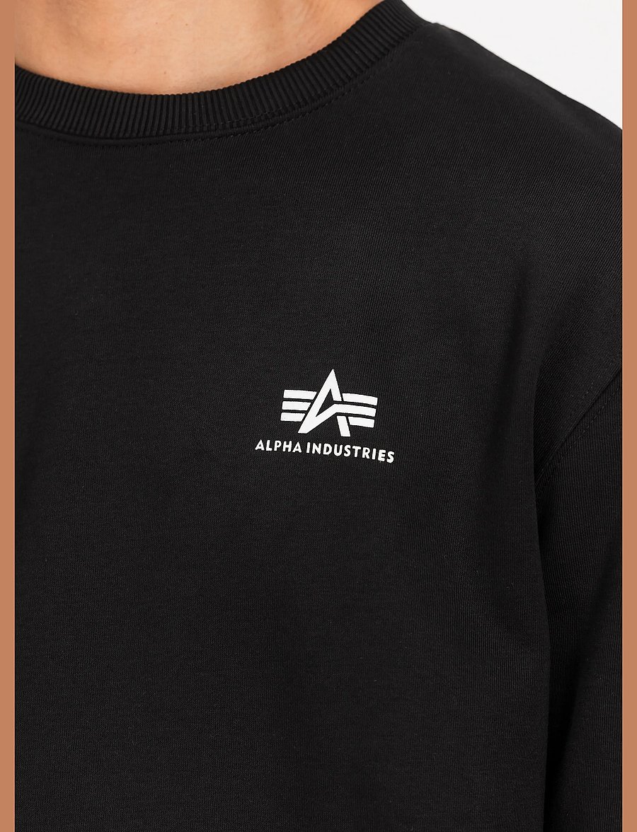 Alpha Industries - Basic Sweatshirt SL - shop efter stil - black - 4