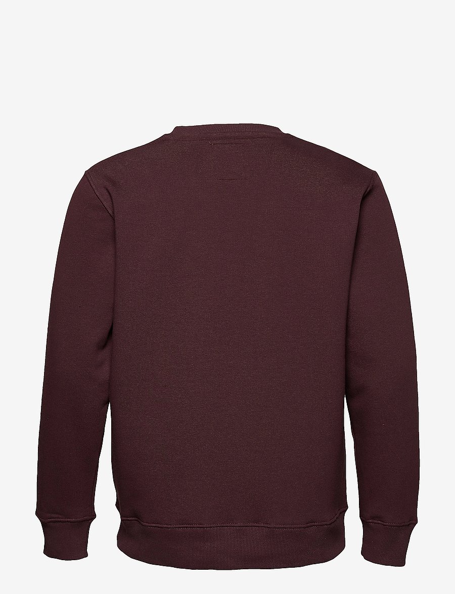 Alpha Industries - Basic Sweatshirt SL - shop by style - deep maroon - 2