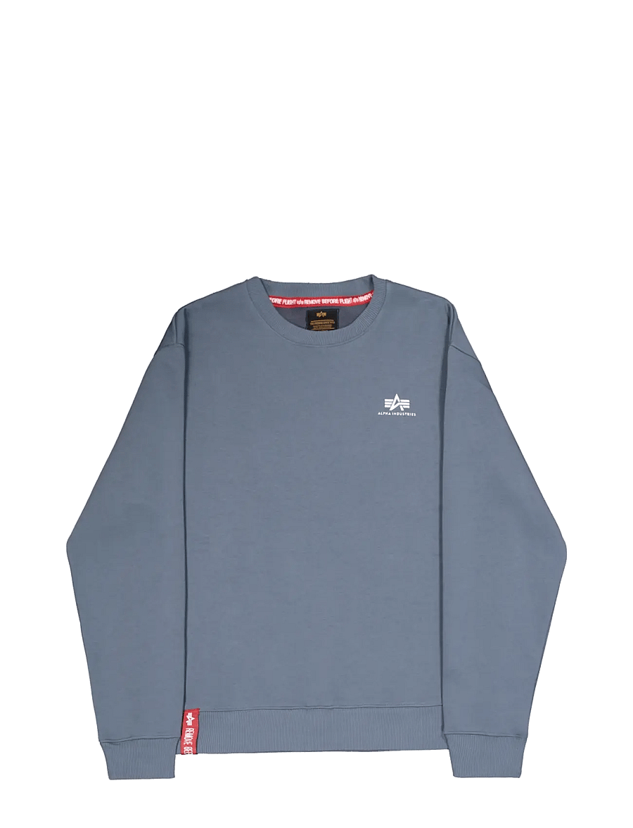 Alpha Industries - Basic Sweatshirt SL - sweats - denim blue - 1
