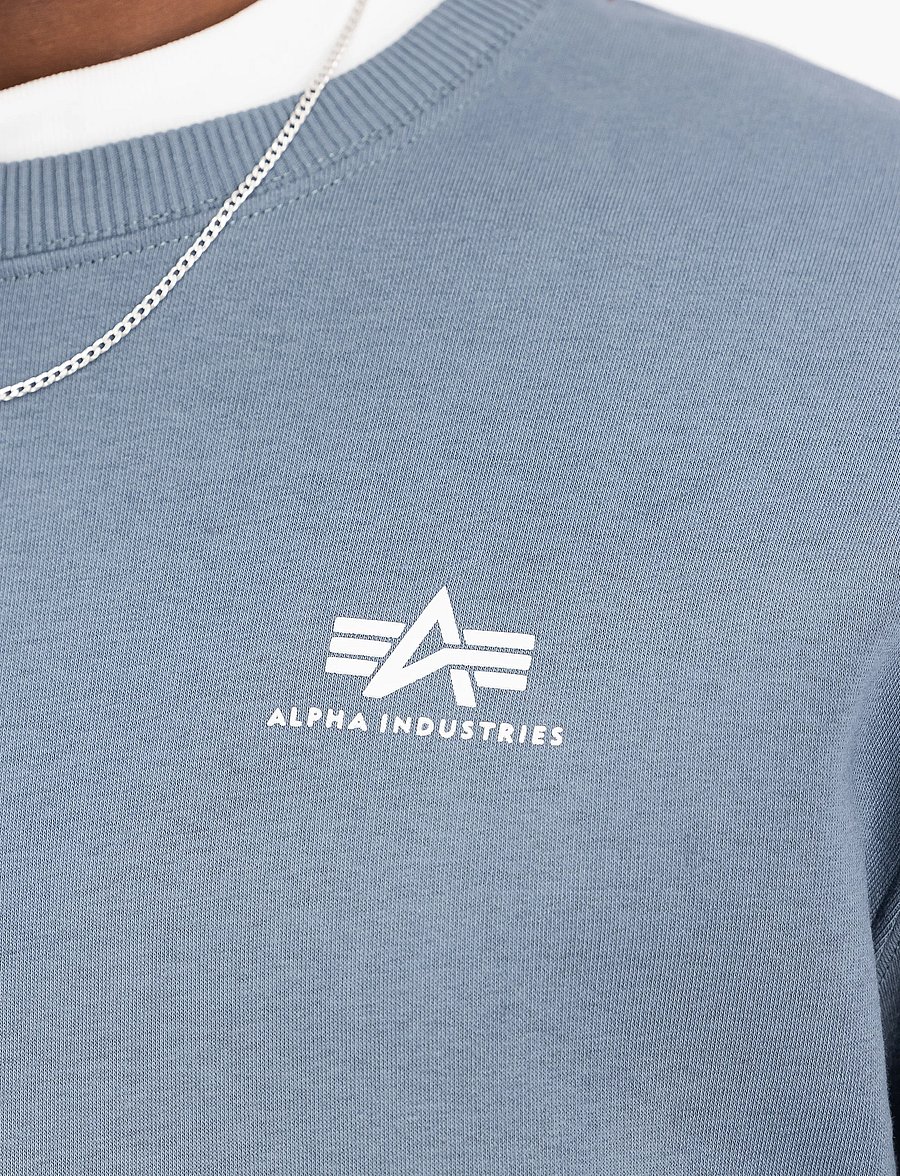 Alpha Industries - Basic Sweatshirt SL - sweats - denim blue - 0