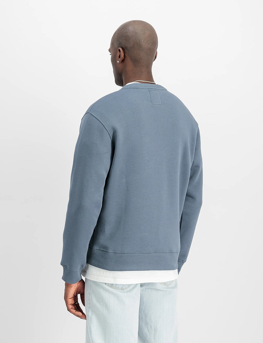 Alpha Industries - Basic Sweatshirt SL - sweats - denim blue - 3