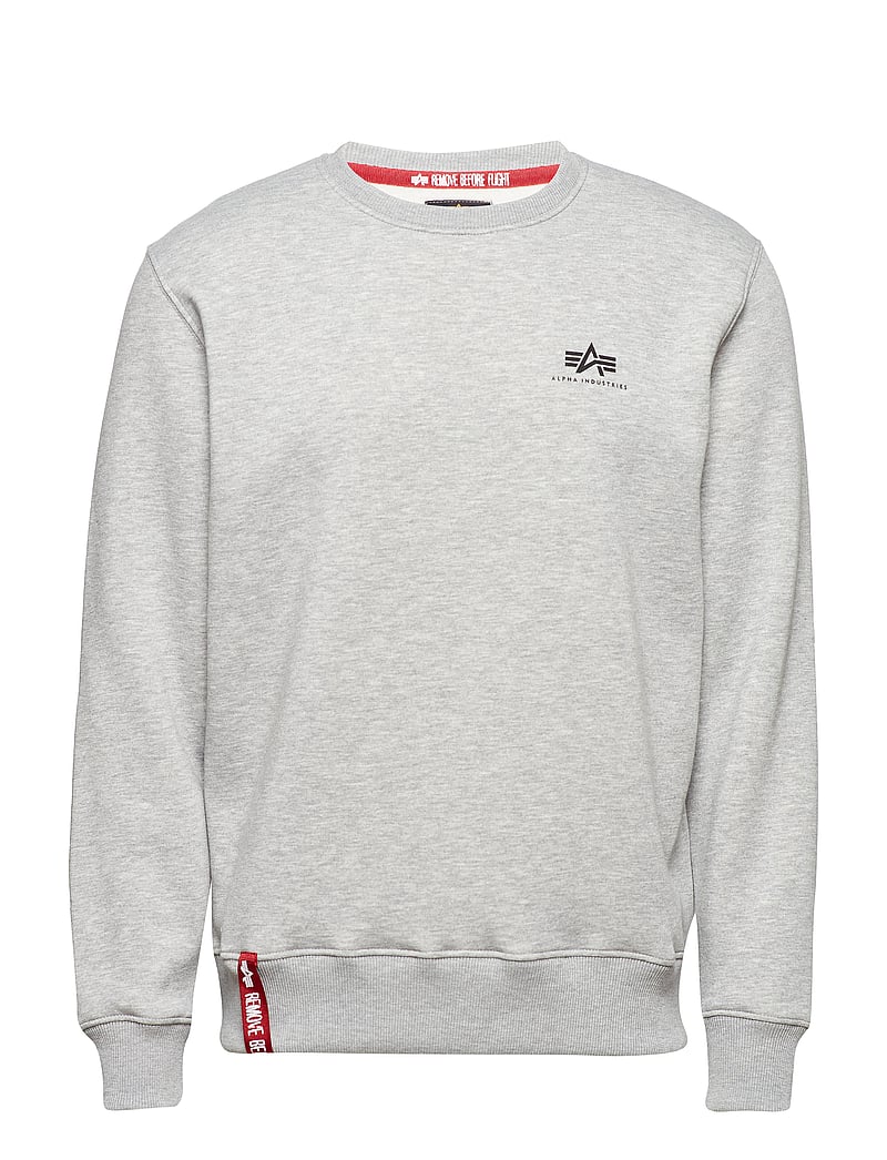 Alpha Industries - Basic Sweatshirt SL - nach stil kaufen - grey heather - 0