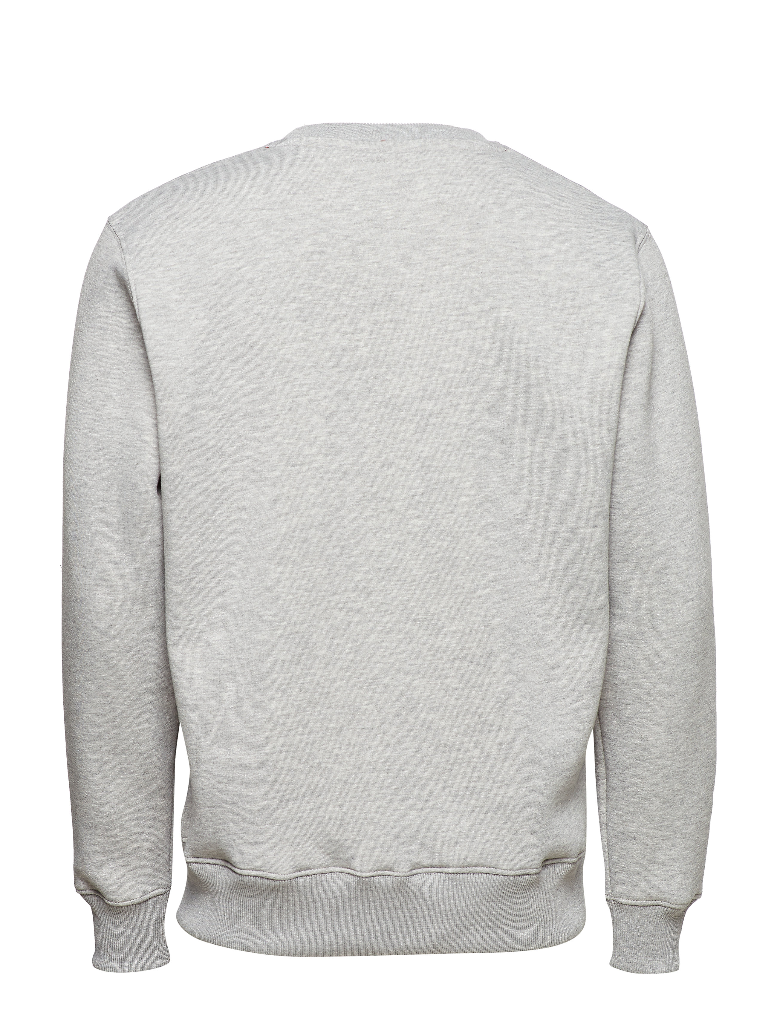 Alpha Industries - Basic Sweatshirt SL - dressipluusid - grey heather - 4
