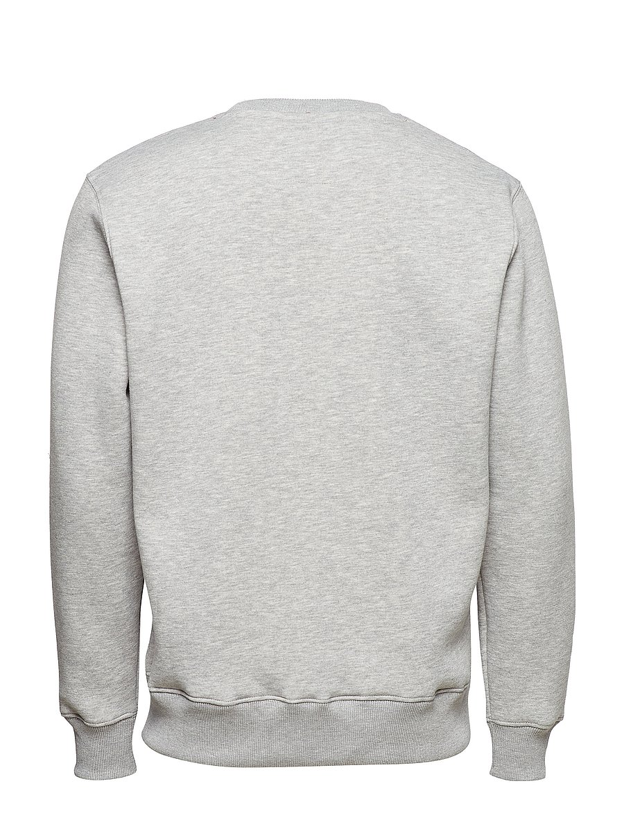 Alpha Industries - Basic Sweatshirt SL - sweatshirts - grey heather - 4