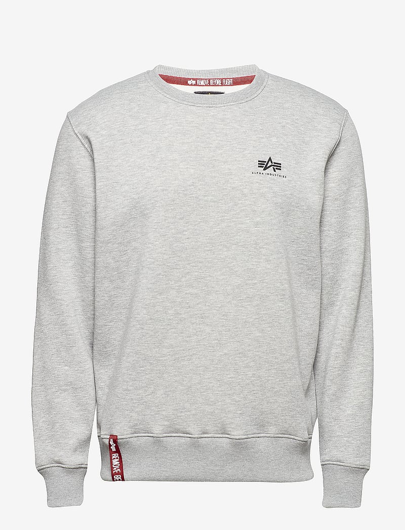 Alpha Industries - Basic Sweatshirt SL - nach stil kaufen - grey heather - 1