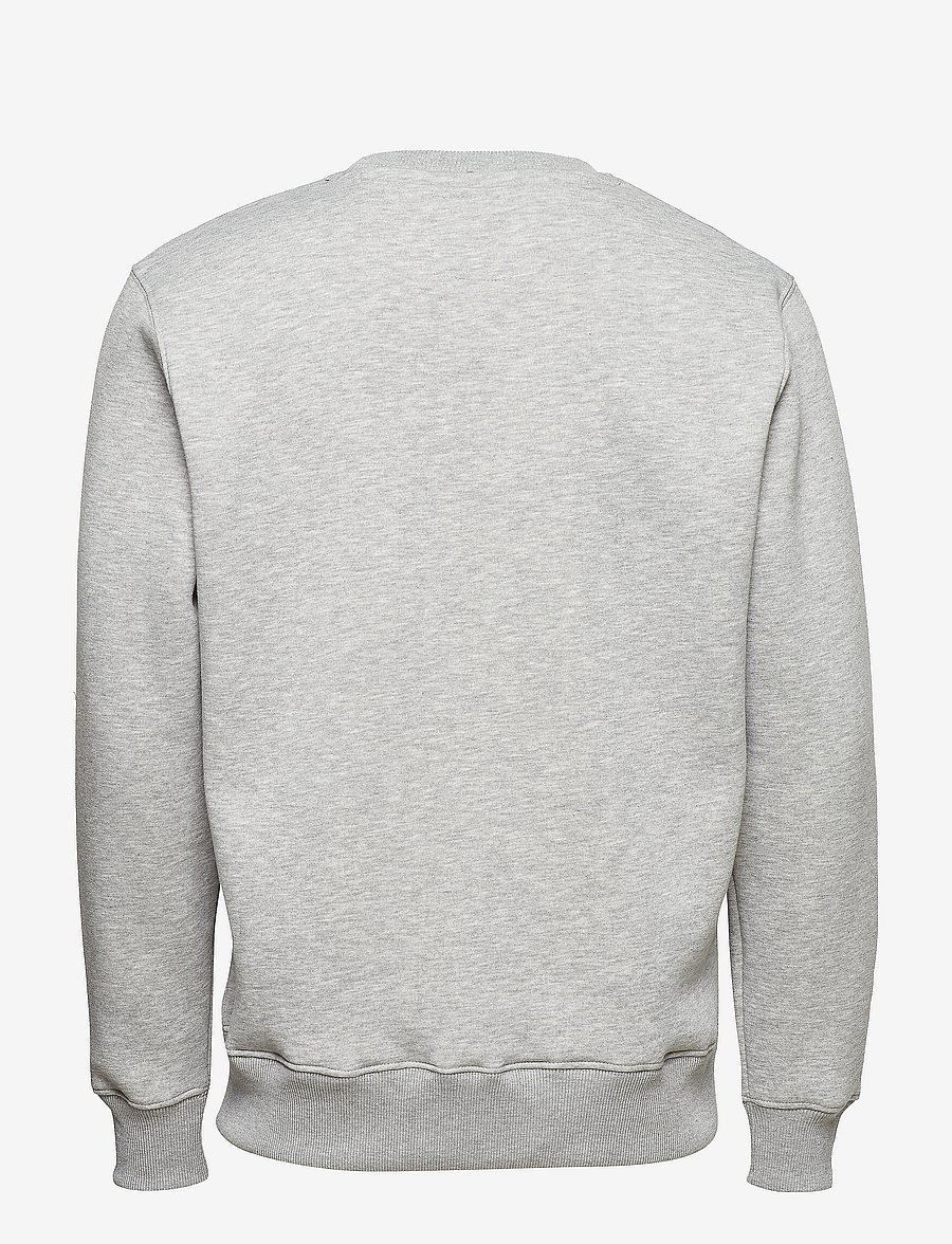 Alpha Industries - Basic Sweatshirt SL - dressipluusid - grey heather - 2