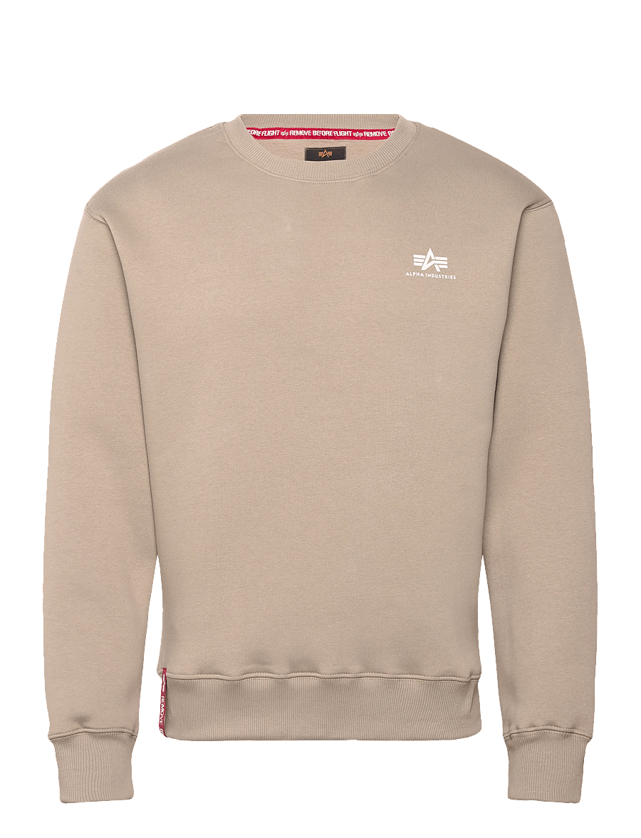 Alpha Industries - Basic Sweatshirt SL - dressipluusid - vintage sand - 1