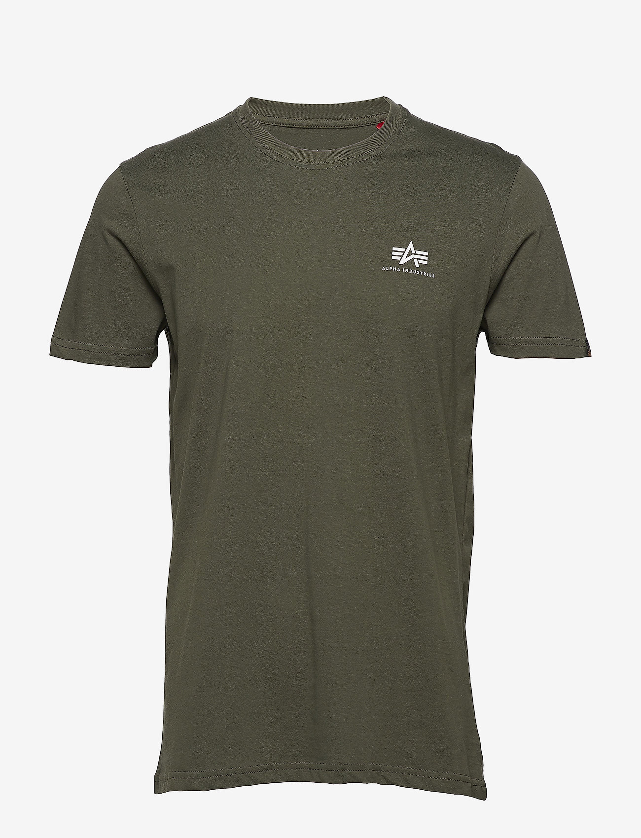 Alpha Industries - Basic T Small Logo - rudens drabužiai - dark olive - 0