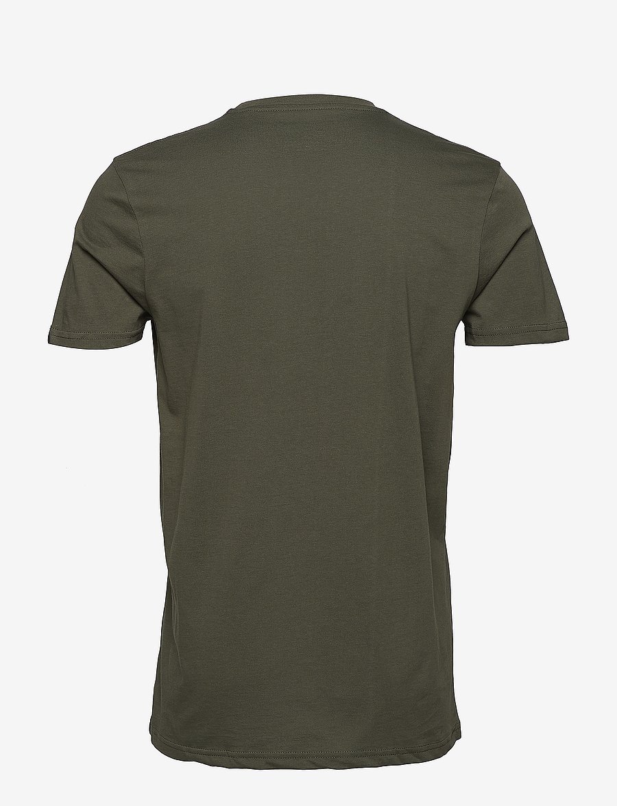 Alpha Industries - Basic T-Shirt SL - kurzärmelig - dark olive - 2