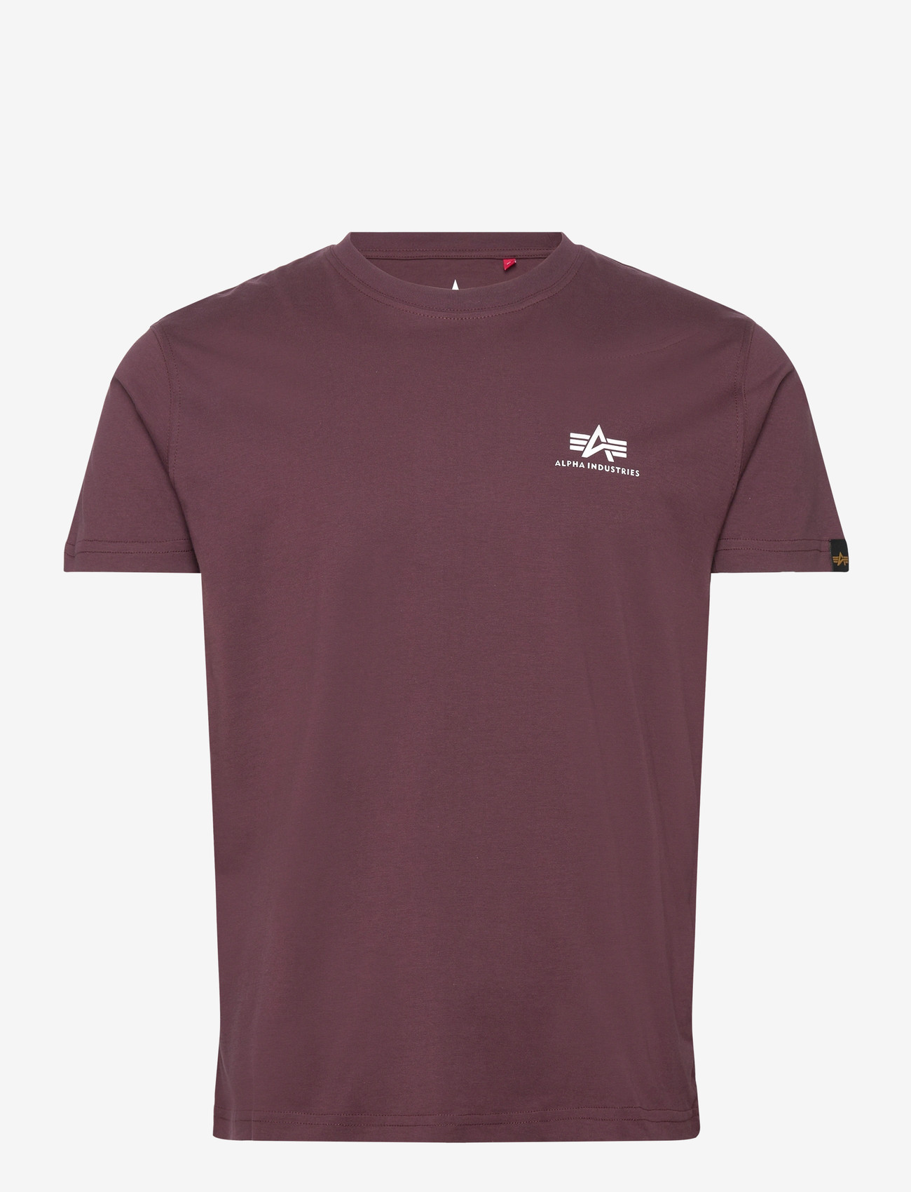 Alpha Industries - Basic T-Shirt SL - t-shirts - deep maroon - 0