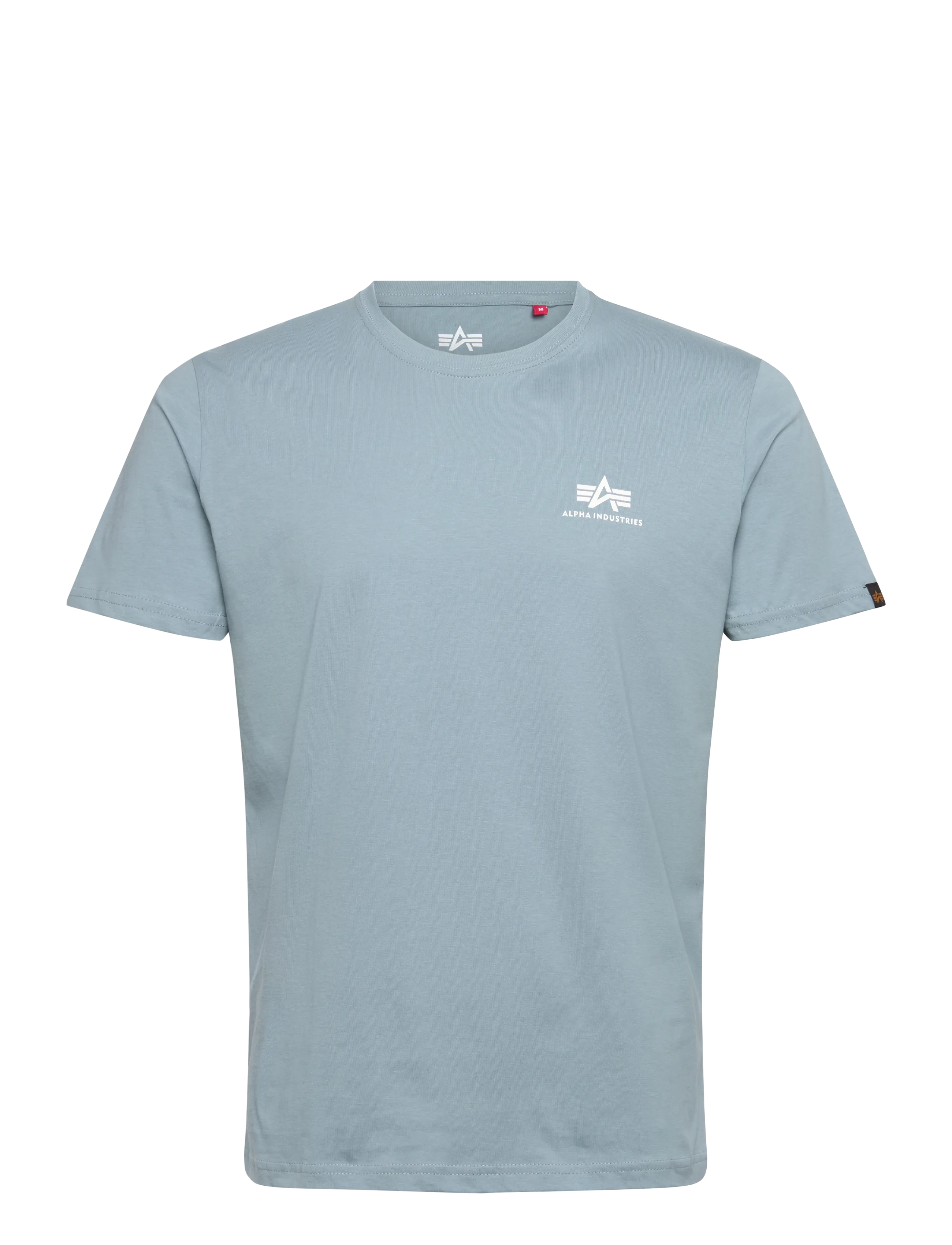 ALPHA INDUSTRIES Basic T-Shirt Sl Blau - L - Herren