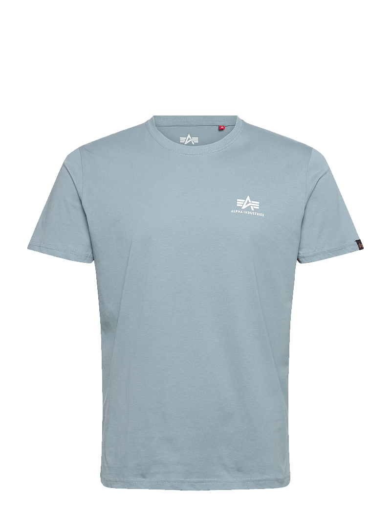 Alpha Industries - Basic T Small Logo - kurzärmelig - greyblue - 1