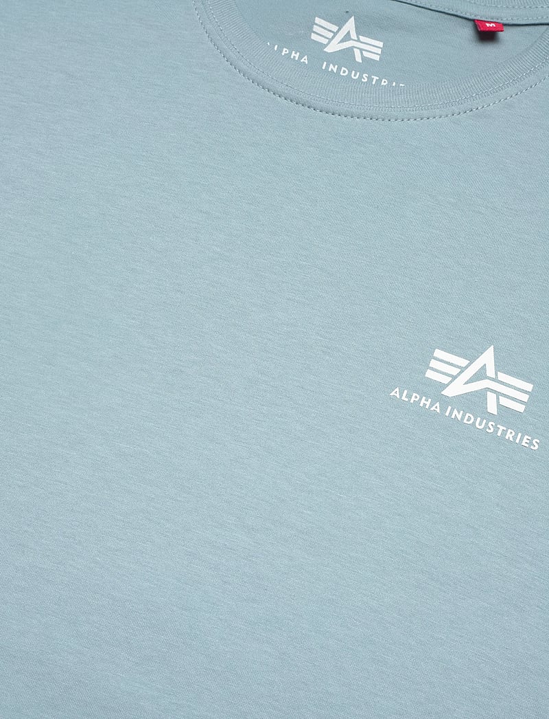 Alpha Industries - Basic T Small Logo - kurzärmelig - greyblue - 4