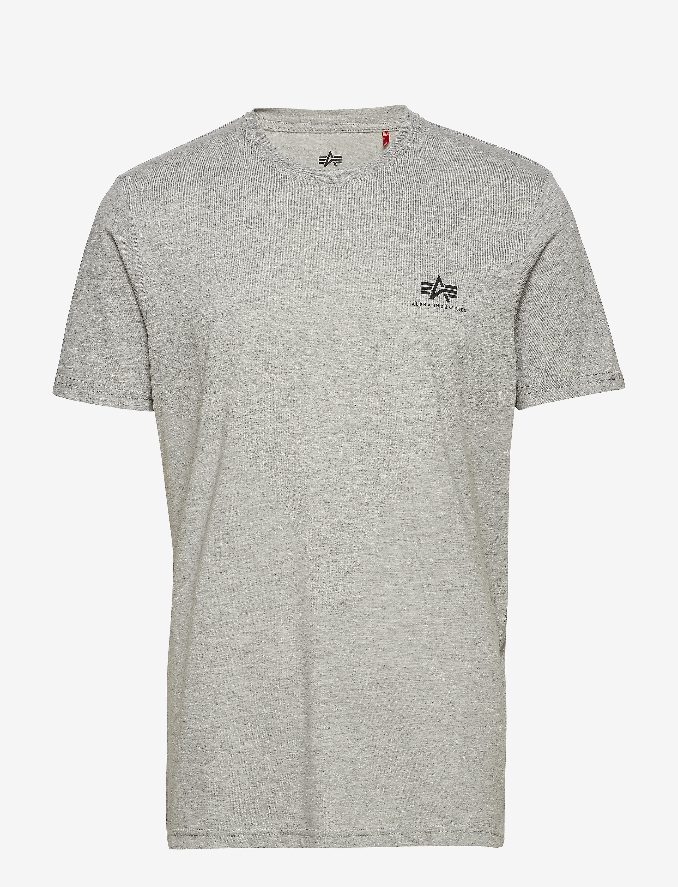 ALPHA INDUSTRIES Basic T-Shirt Sl Grau - M - Herren