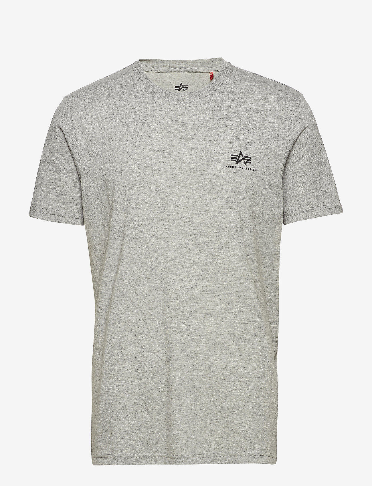 Alpha Industries - Basic T-Shirt SL - t-shirts - grey heather - 0