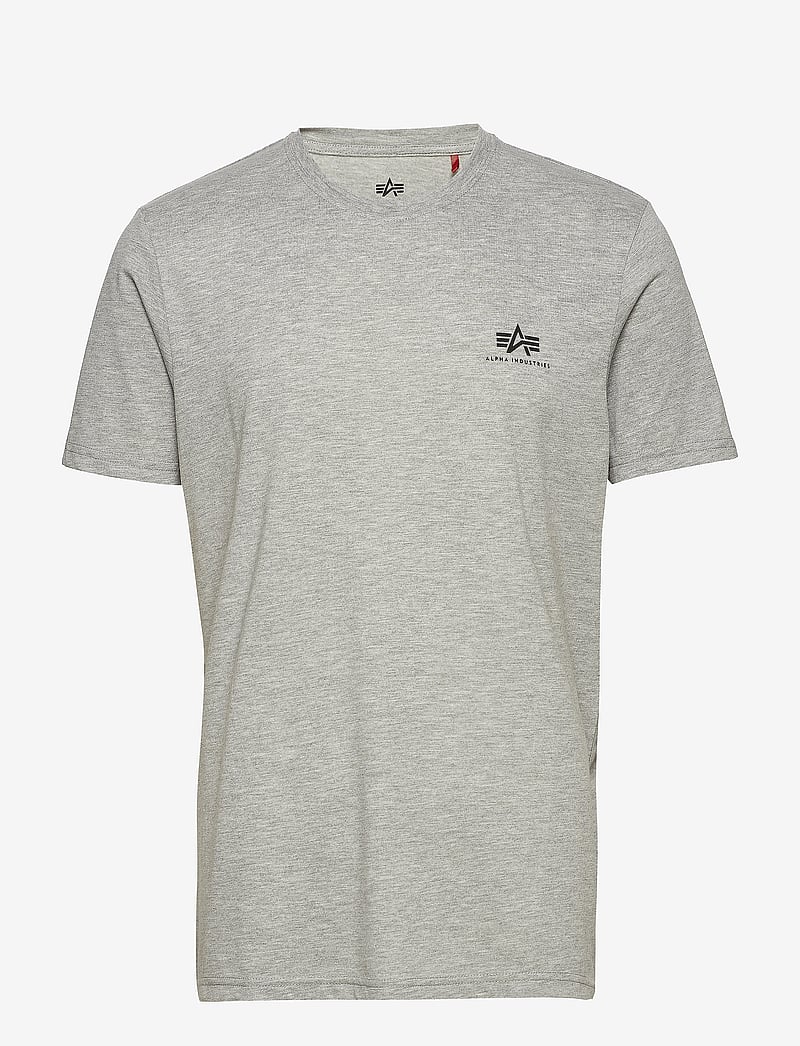 Alpha Industries - Basic T-Shirt SL - t-shirts - grey heather - 0