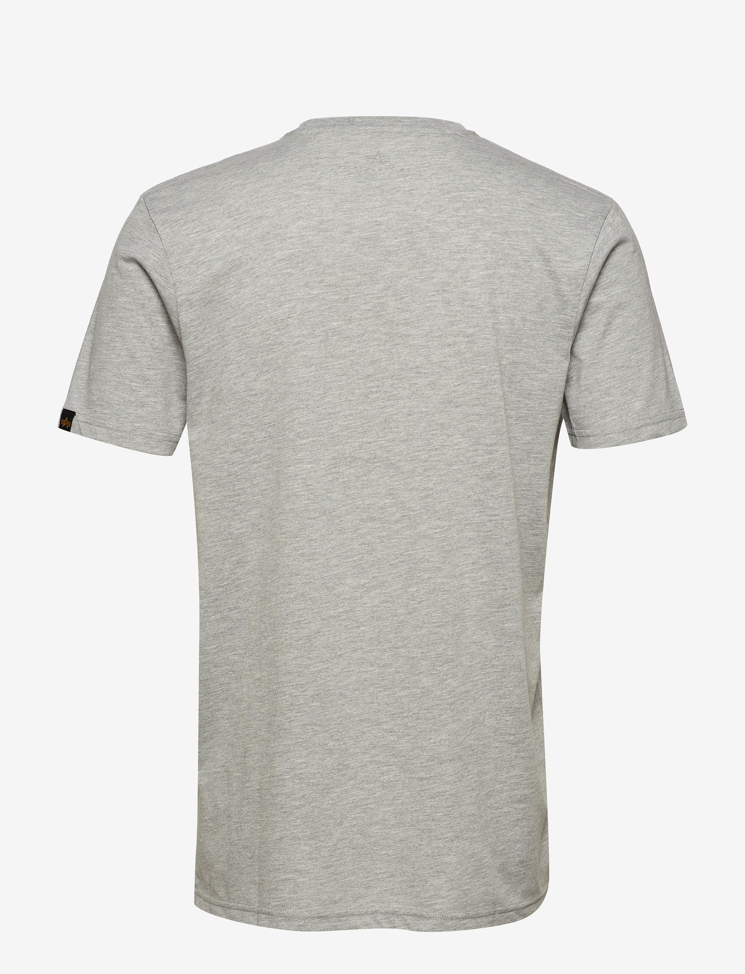 Alpha Industries - Basic T Small Logo - kortermede t-skjorter - grey heather - 1