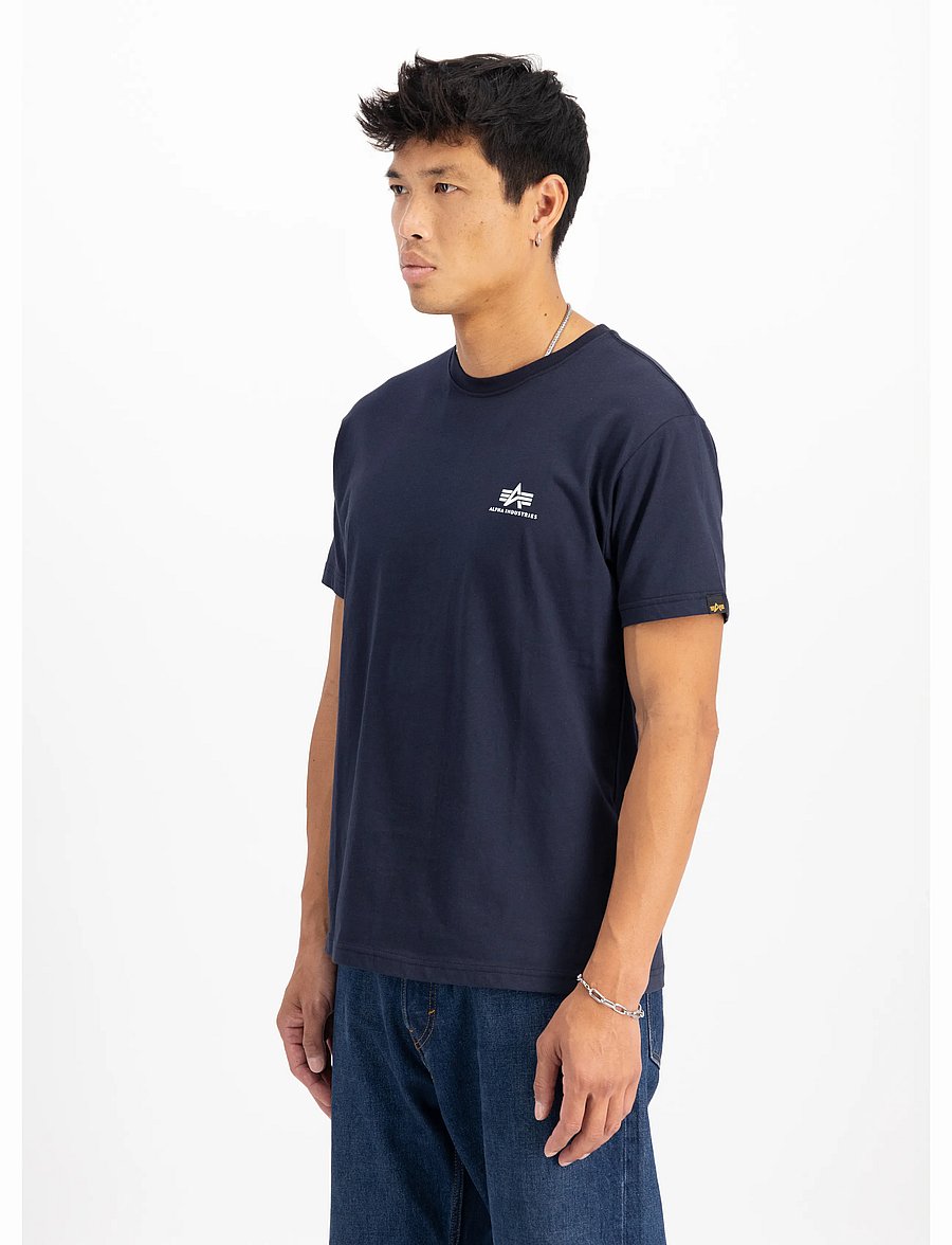Alpha Industries - Basic T-Shirt SL - kurzärmelig - rep.blue - 0