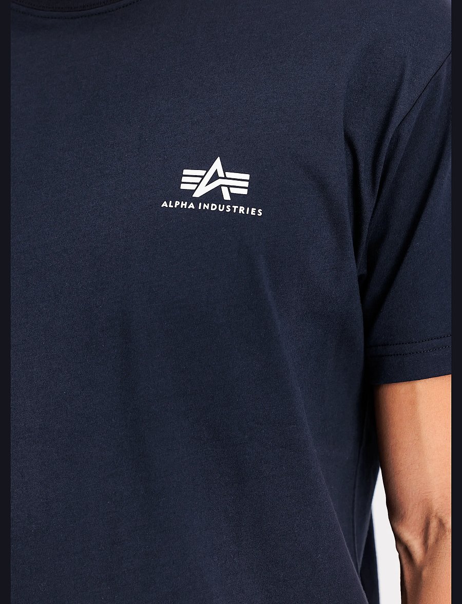 Alpha Industries - Basic T-Shirt SL - kurzärmelig - rep.blue - 4