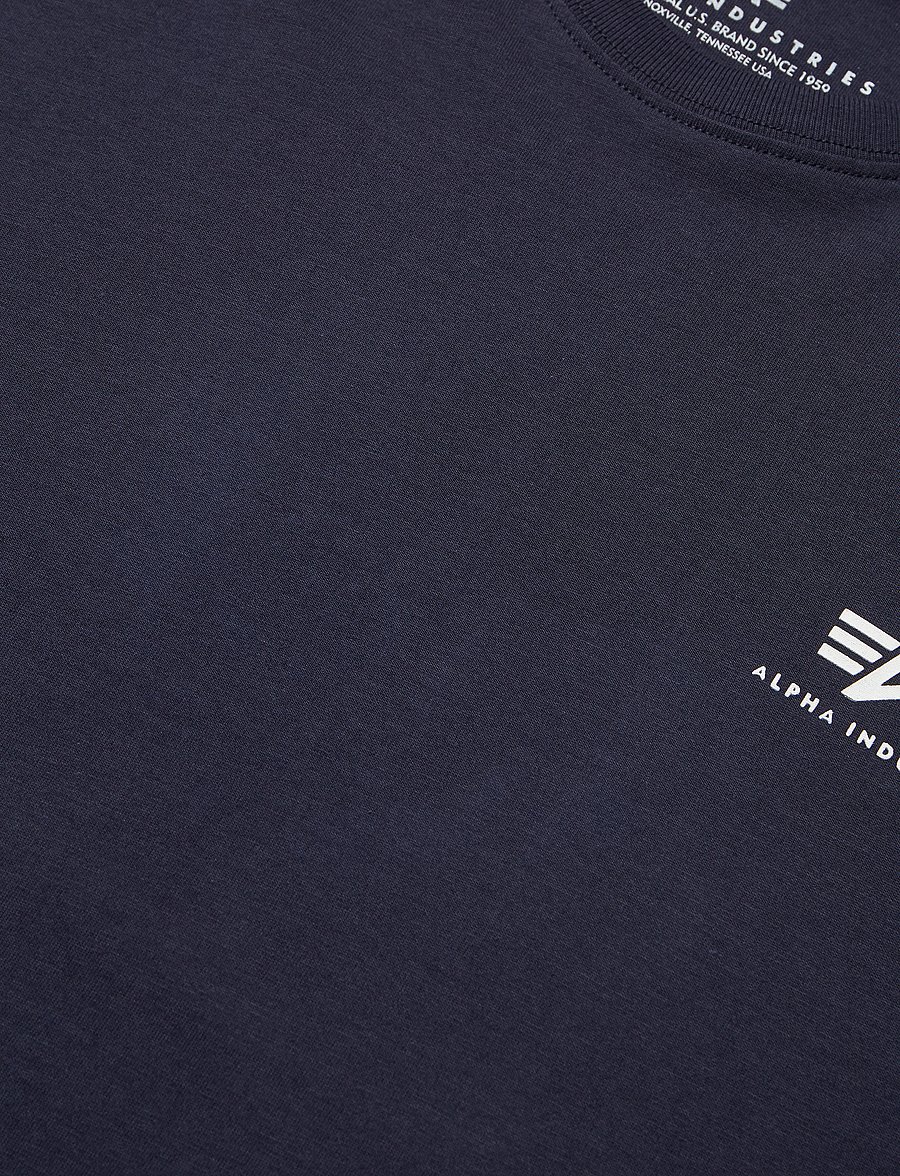 Alpha Industries - Basic T-Shirt SL - kurzärmelig - rep.blue - 5