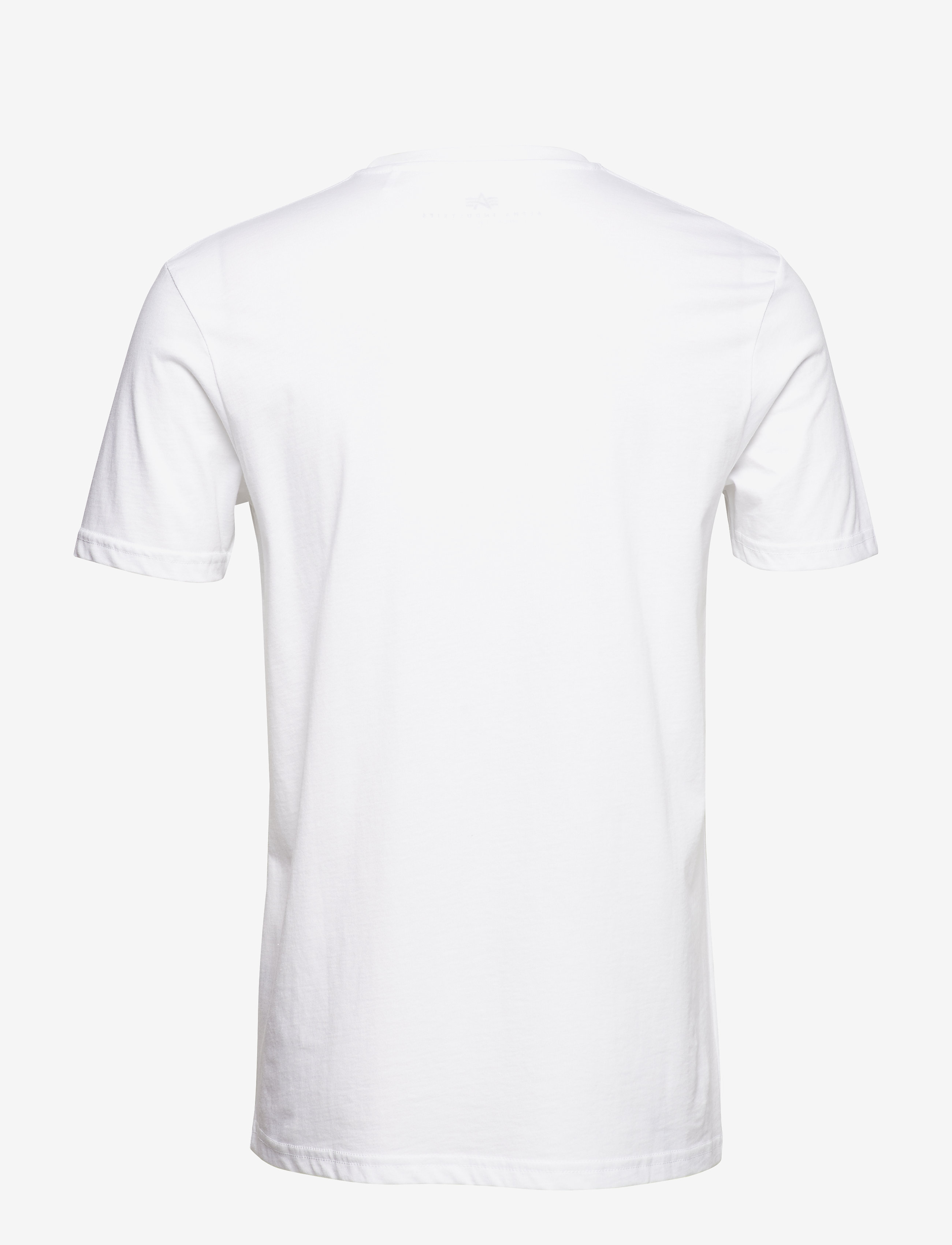 Alpha Industries - Basic T Small Logo - short-sleeved t-shirts - white - 1
