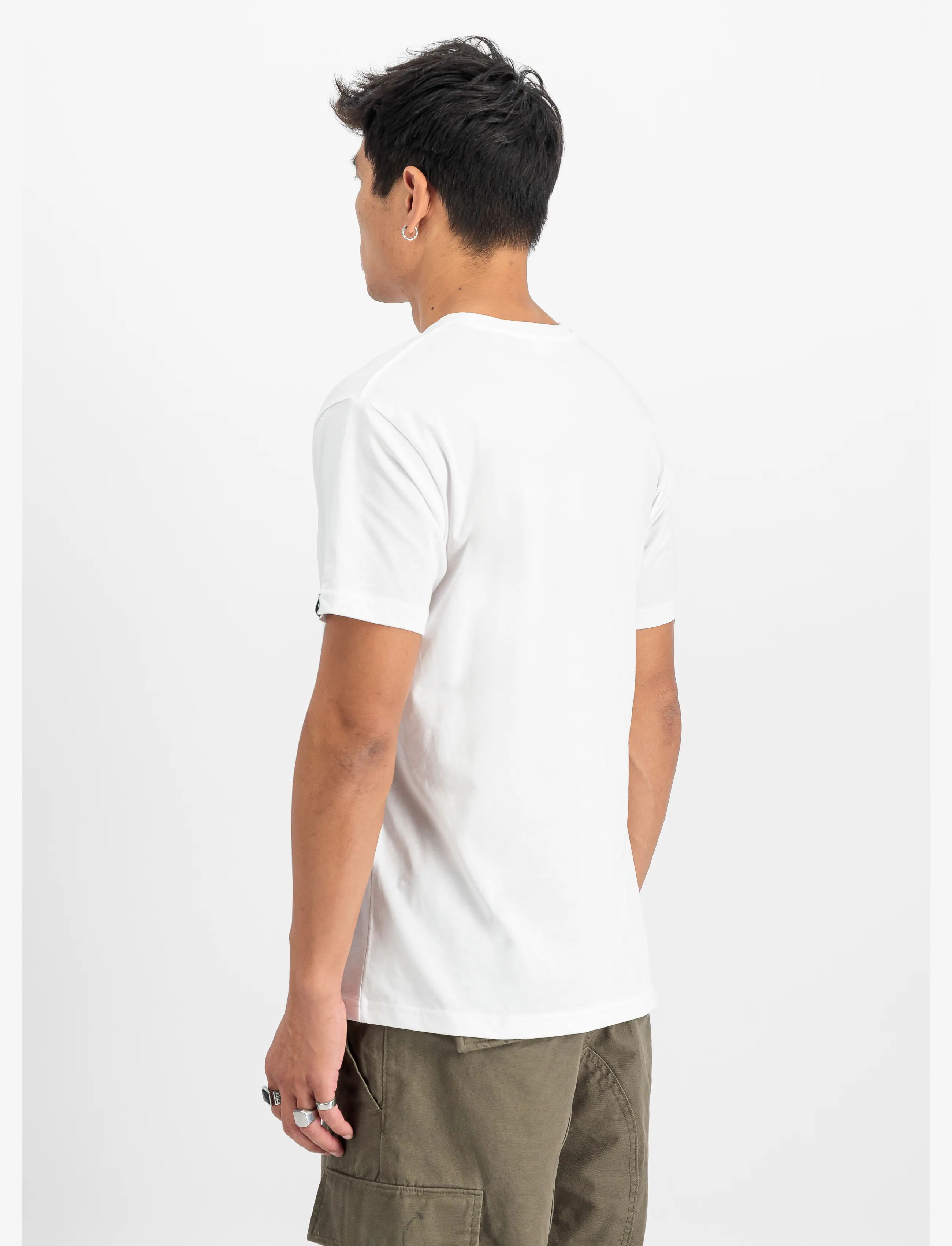 Alpha Industries - Basic T Small Logo - madalaimad hinnad - white - 3