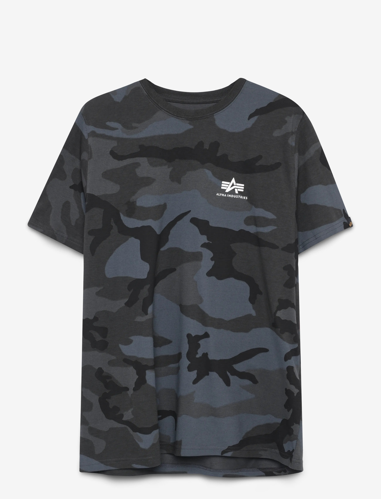 Alpha Industries - Basic T-Shirt SL Camo - t-shirts - black camo - 1