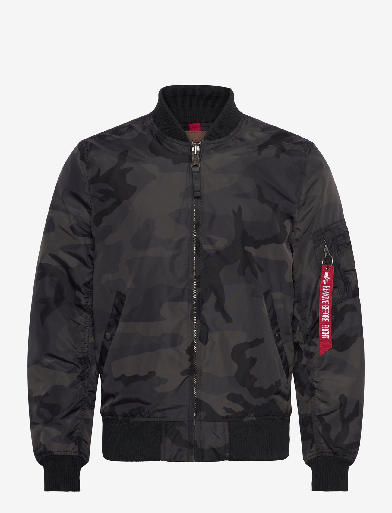 Alpha Industries - MA-1 TT Camo - fall jackets - black camo - 0