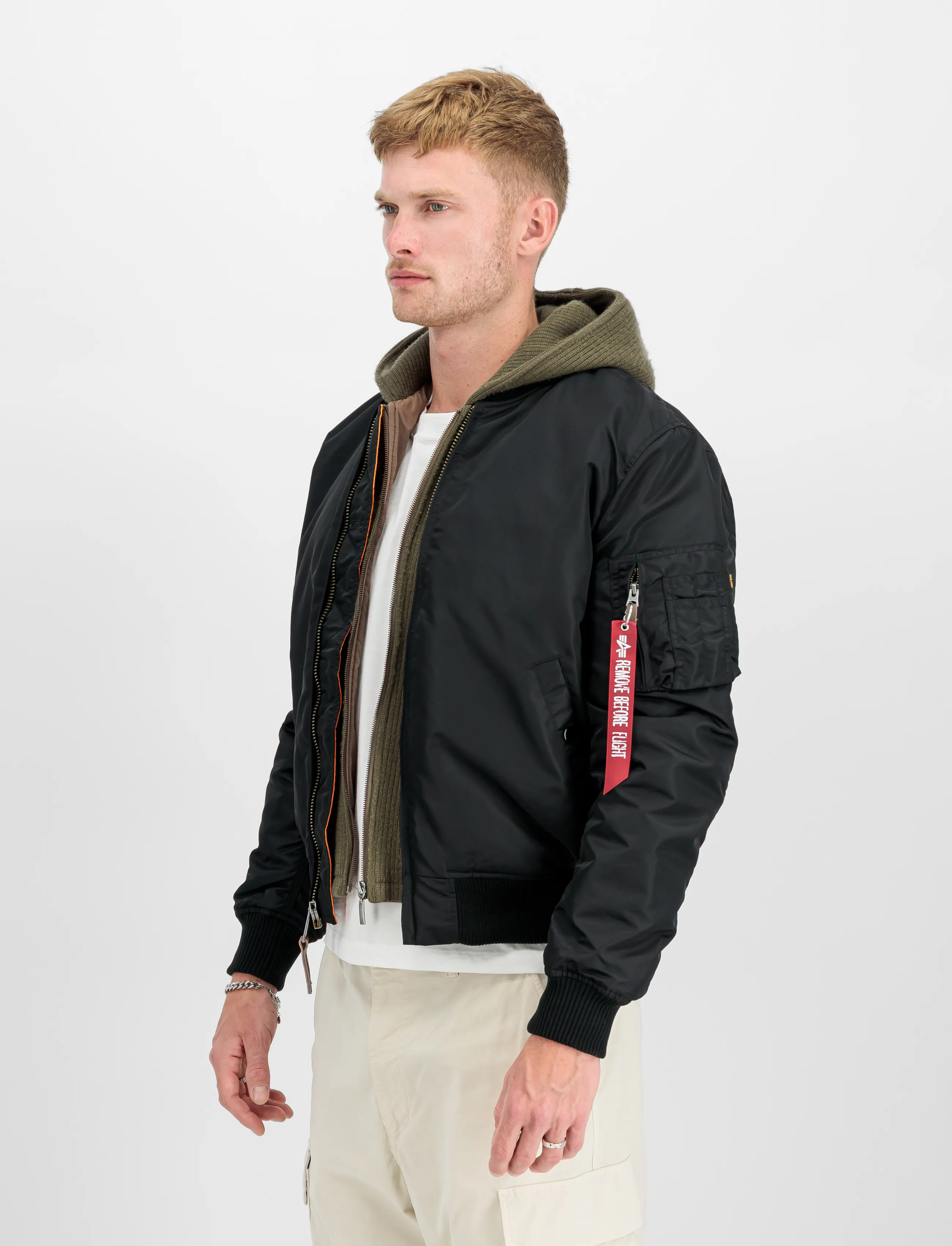Alpha Industries MA-1 VF Vintage Fit 59 - Kläder - BLACK / black