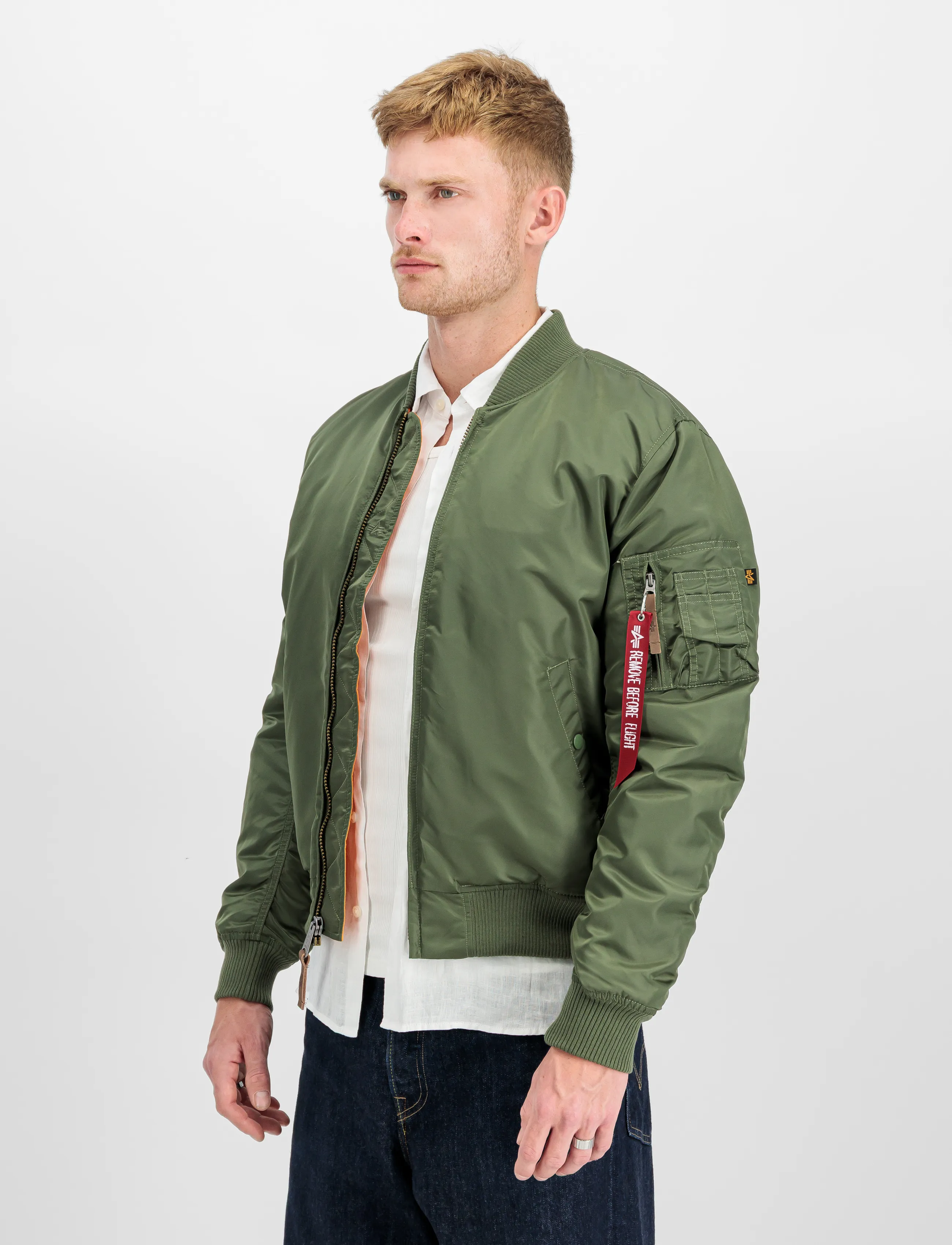 Alpha Industries MA-1 VF Vintage Fit 59 - Joped - SAGE-GREEN / green