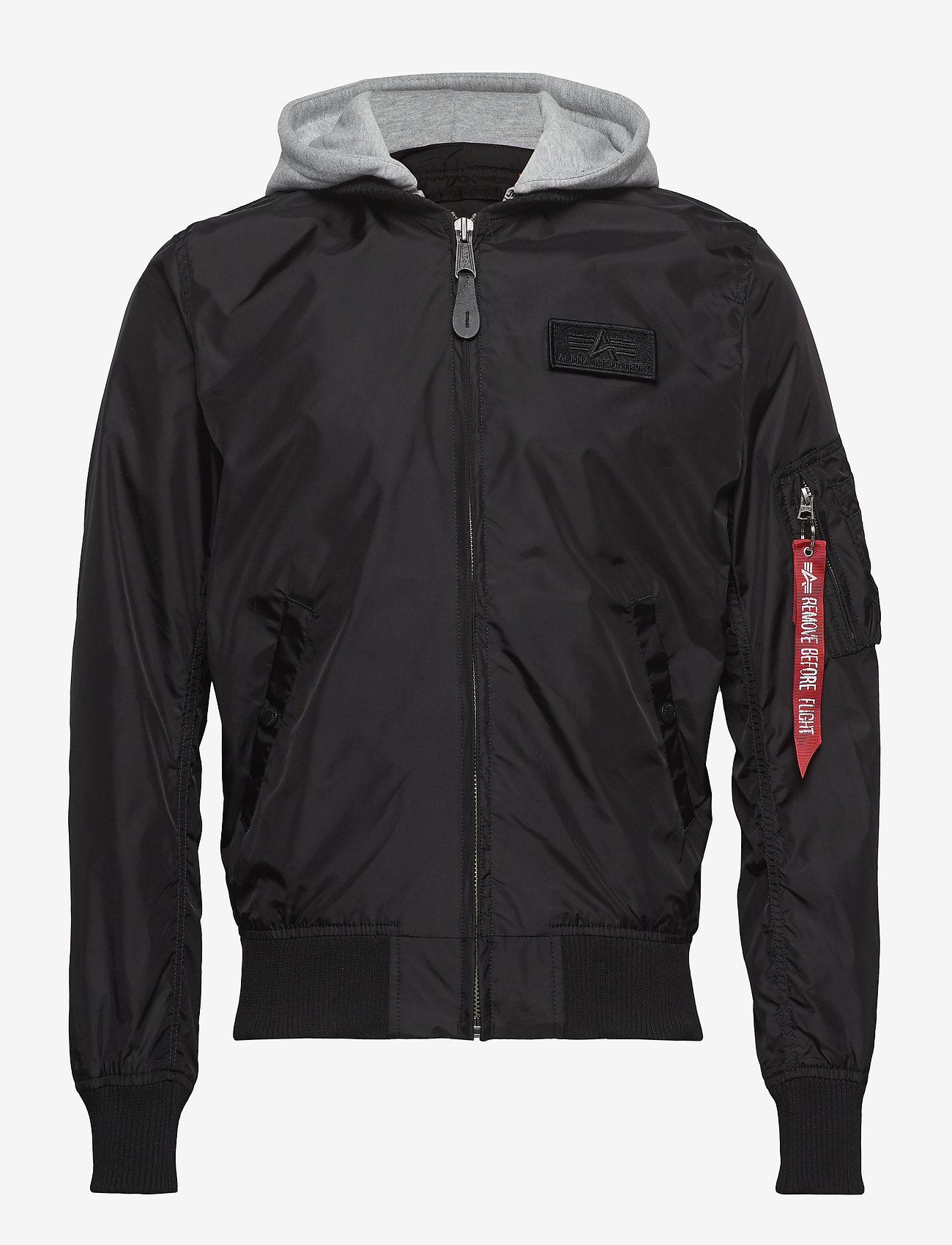 Alpha Industries MA-1 TT Hood Light - Nyheter - BLACK / black